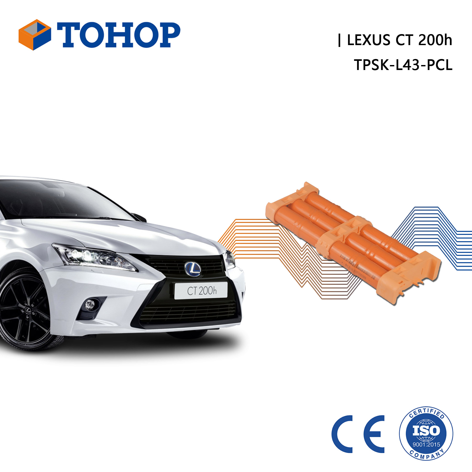 CT200h Customized 3 Year Warranty 6.5Ah Hybrid Battery Pack for Lexus