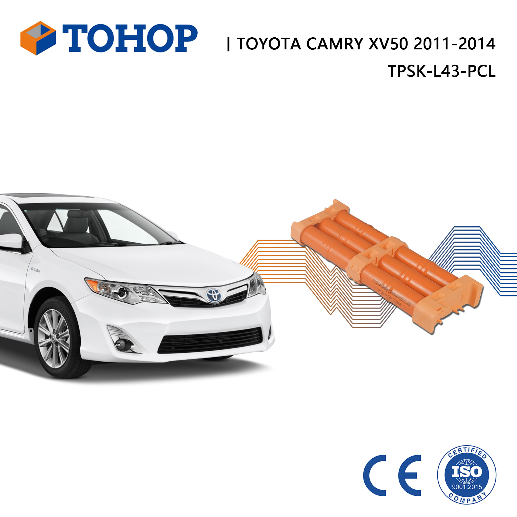 Camry XV50 2013 Customized 6500mAh Hybrid Battery Pack for Toyota